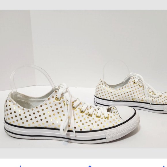 Converse CTAS Polka Dot Low Top Sneakers Shoes - Picture 3 of 12